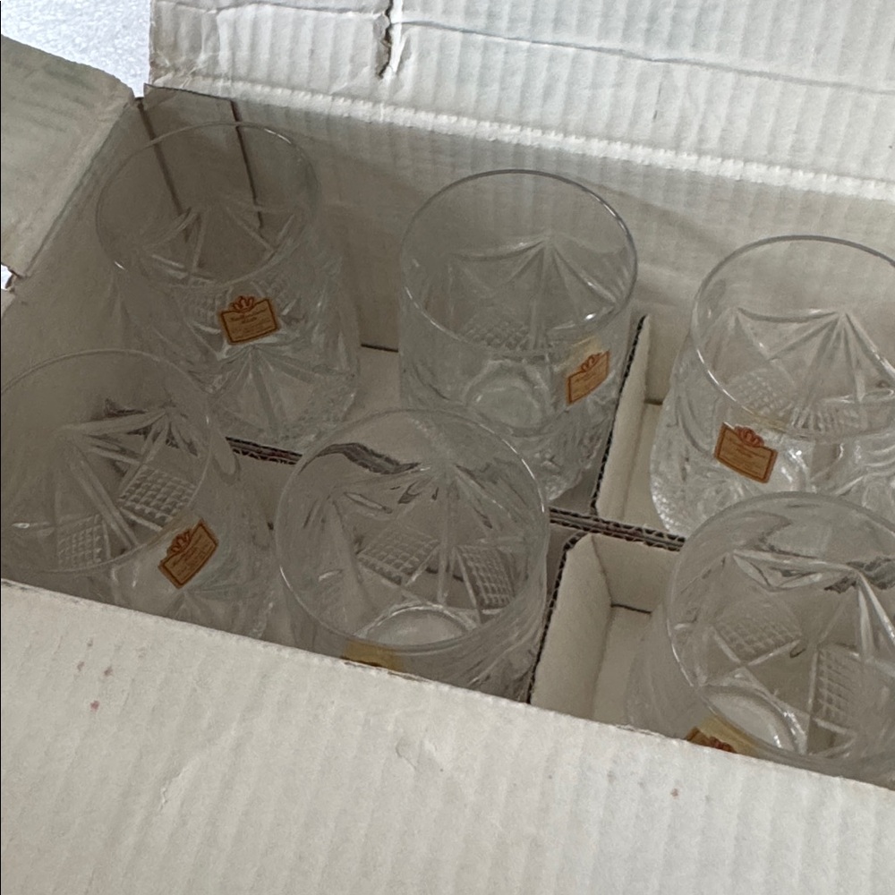 Vintage Hochwertiges Bleikristall Crystal Clear Glass Set made in Germany - Picture 6 of 8